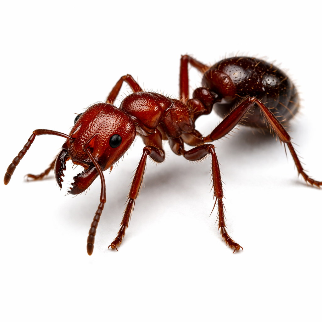 Queensland meat ant pest active in local outdoor areas