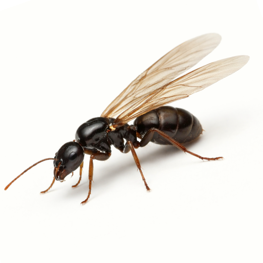 Winged ant swarm pest seen in Queensland during warmer months