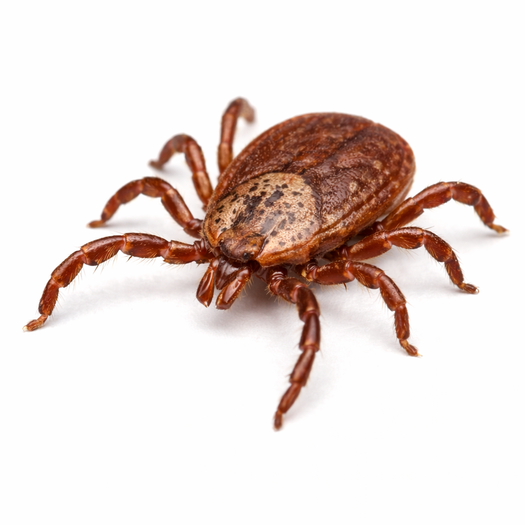 Brown dog tick pest affecting dogs in Queensland homes