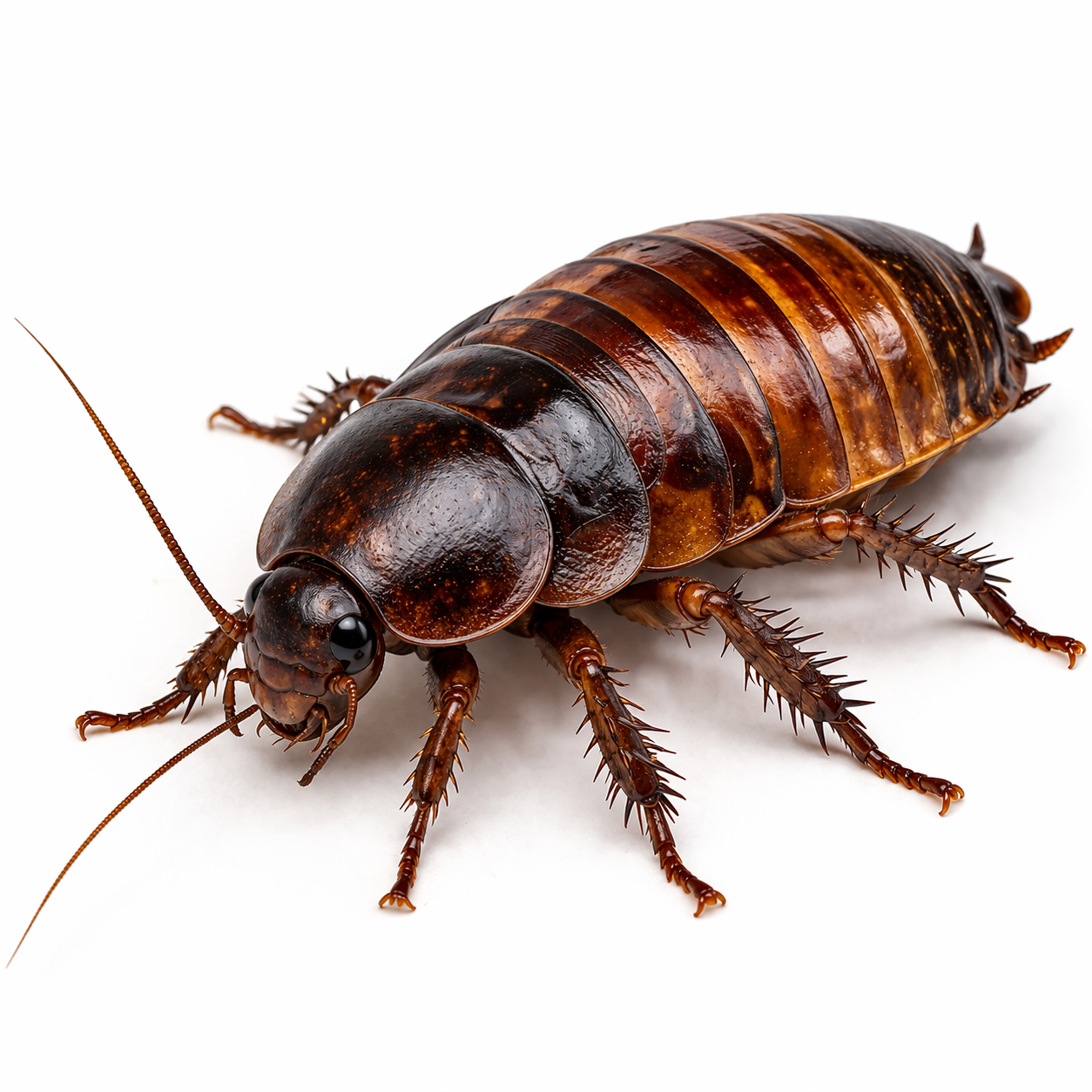 Burrowing cockroach found in Queensland gardens and soil areas