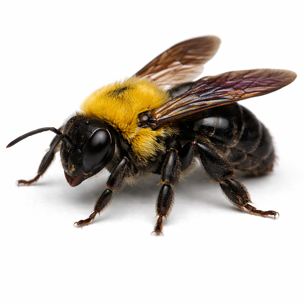 Carpenter bee pest nesting in Queensland timber structures