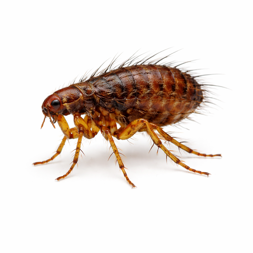 Cat flea pest commonly found in Queensland homes and pets