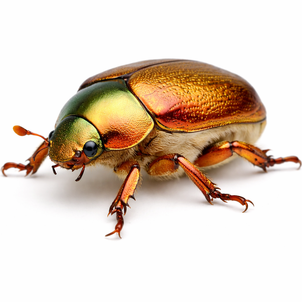 Christmas beetle commonly seen in Queensland homes during summer