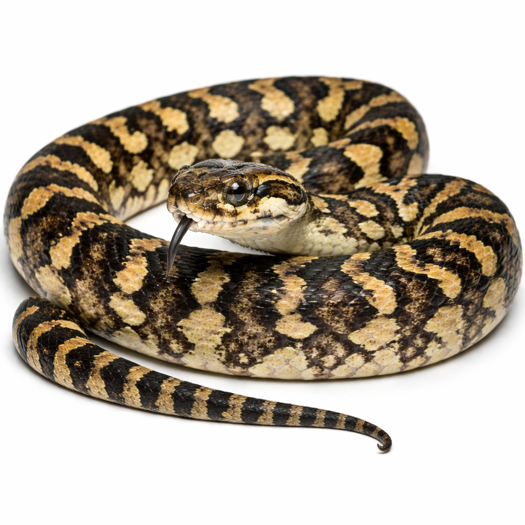 Coastal carpet python found in Queensland homes and bushland