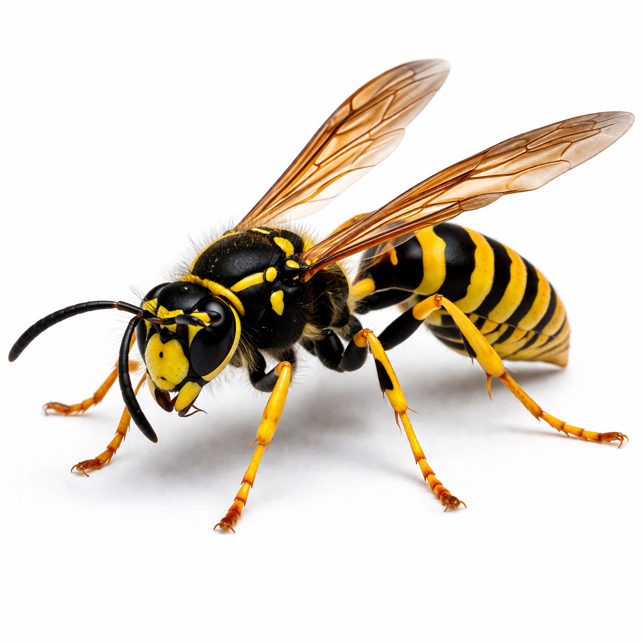 Common flower wasp found in Queensland gardens and vegetation