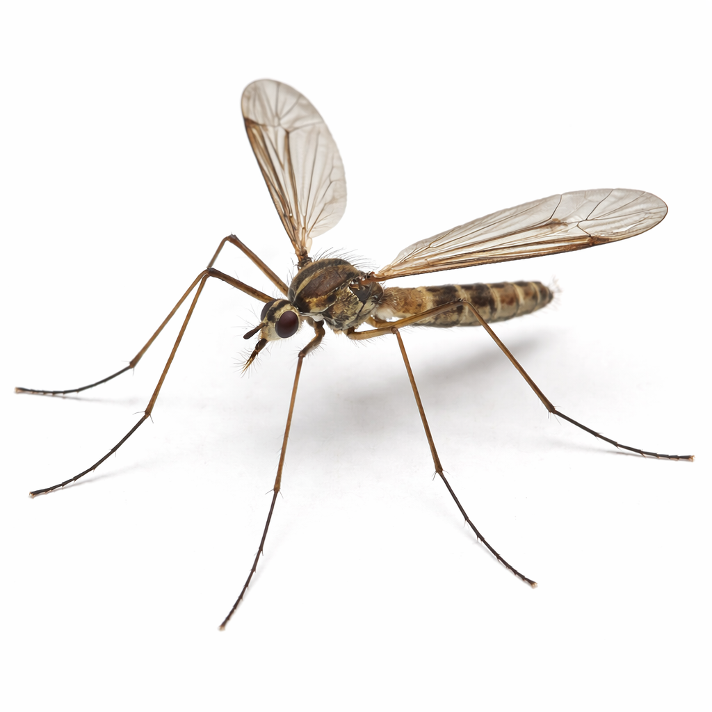 Crane fly commonly found in Queensland gardens and lawns