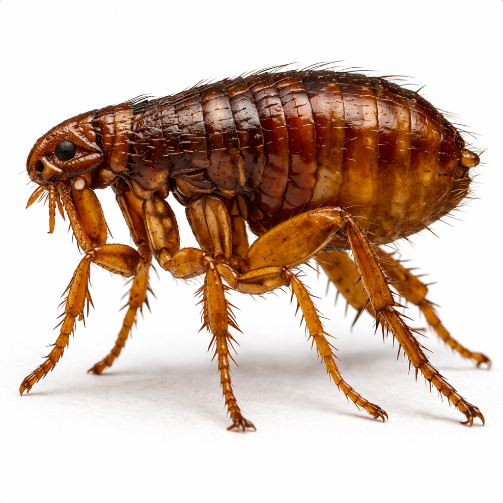 Dog flea pest affecting Queensland pets and homes