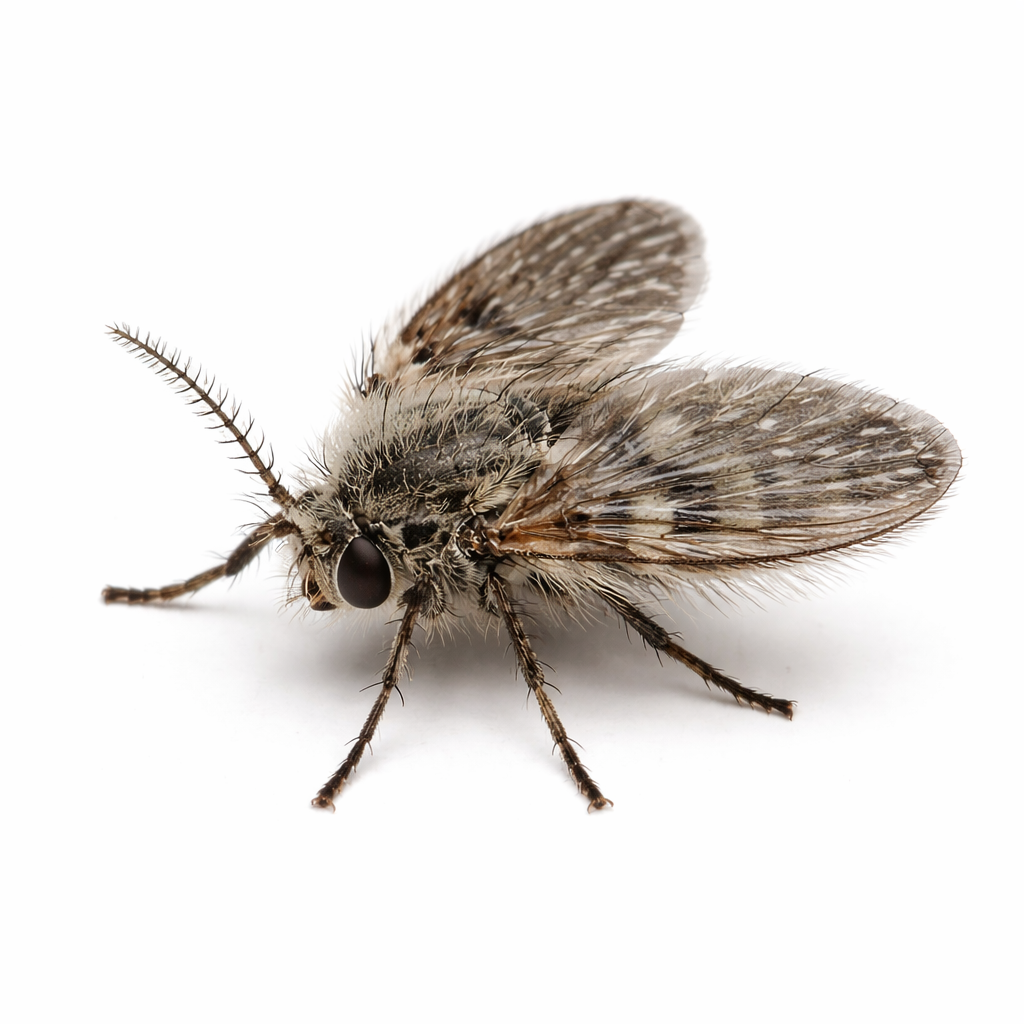 Drain fly pest found in Queensland bathrooms and drainage areas