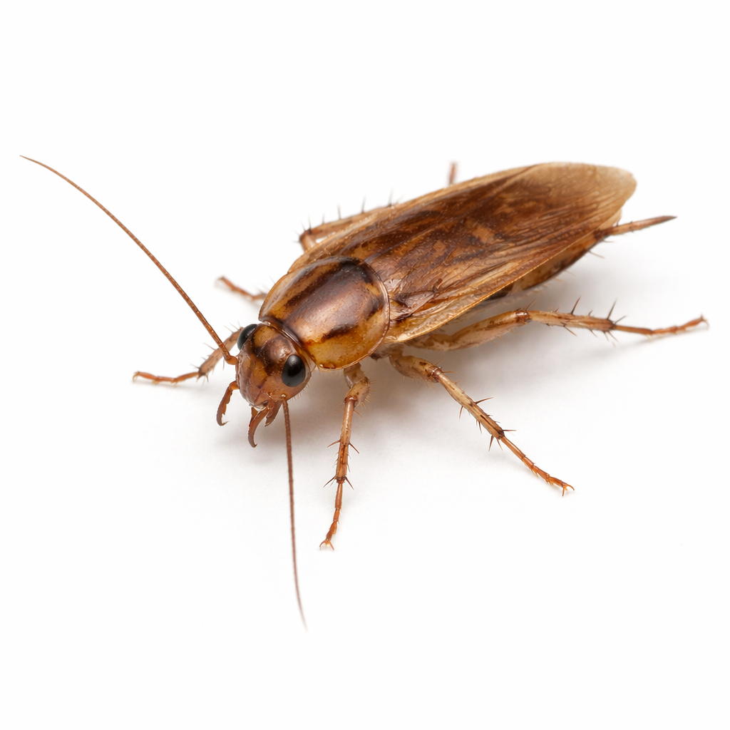 German cockroach pest commonly found in Queensland kitchens and indoor areas