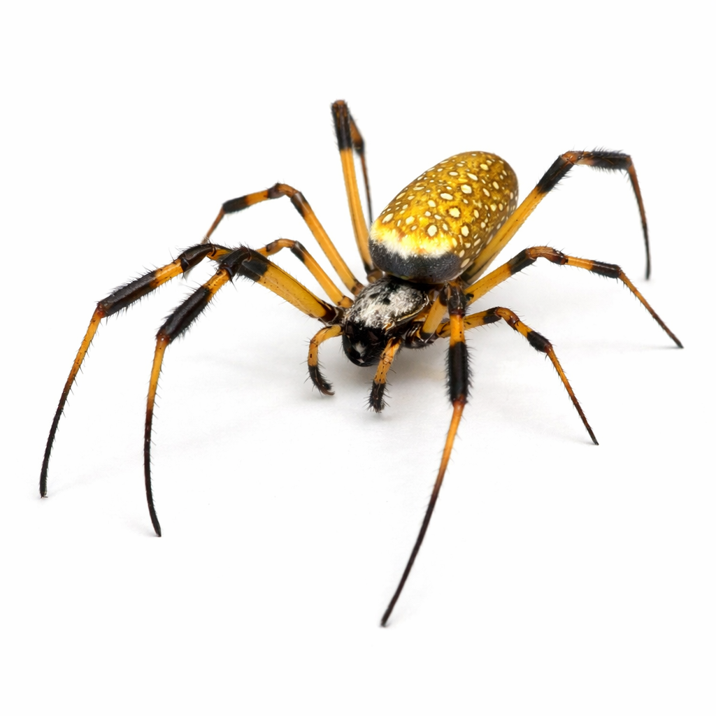 Golden orb weaver spider found in Queensland gardens and outdoor areas