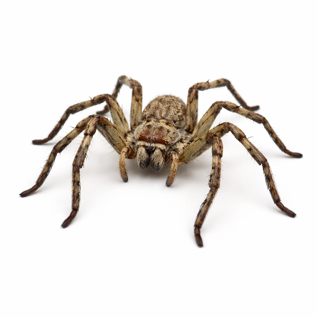 Huntsman spider commonly found in Queensland homes and buildings