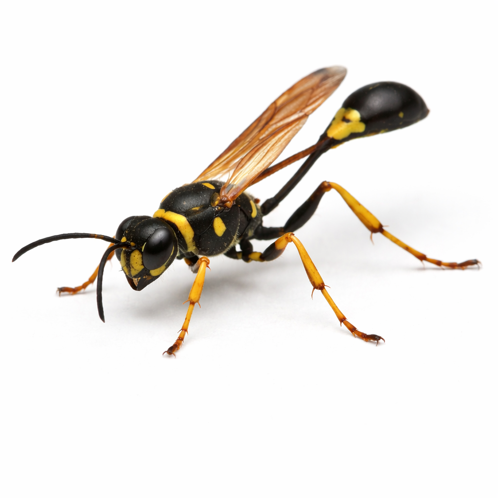 Mud dauber wasp found in Queensland buildings and outdoor areas