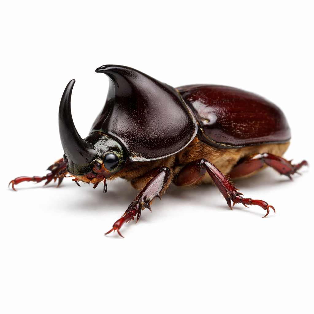 Rhinoceros beetle found in Queensland soil and garden environments