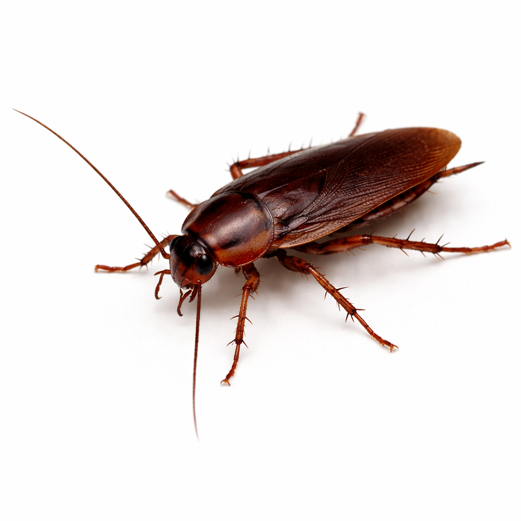 Smokey brown cockroach pest found in Queensland homes and outdoor lighting areas