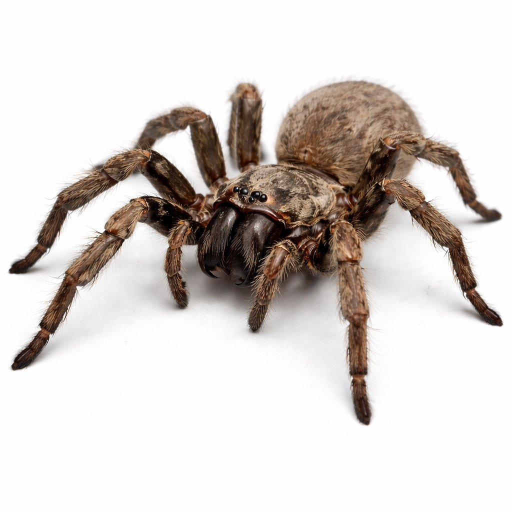 Whistling spider found in Queensland bushland and soil