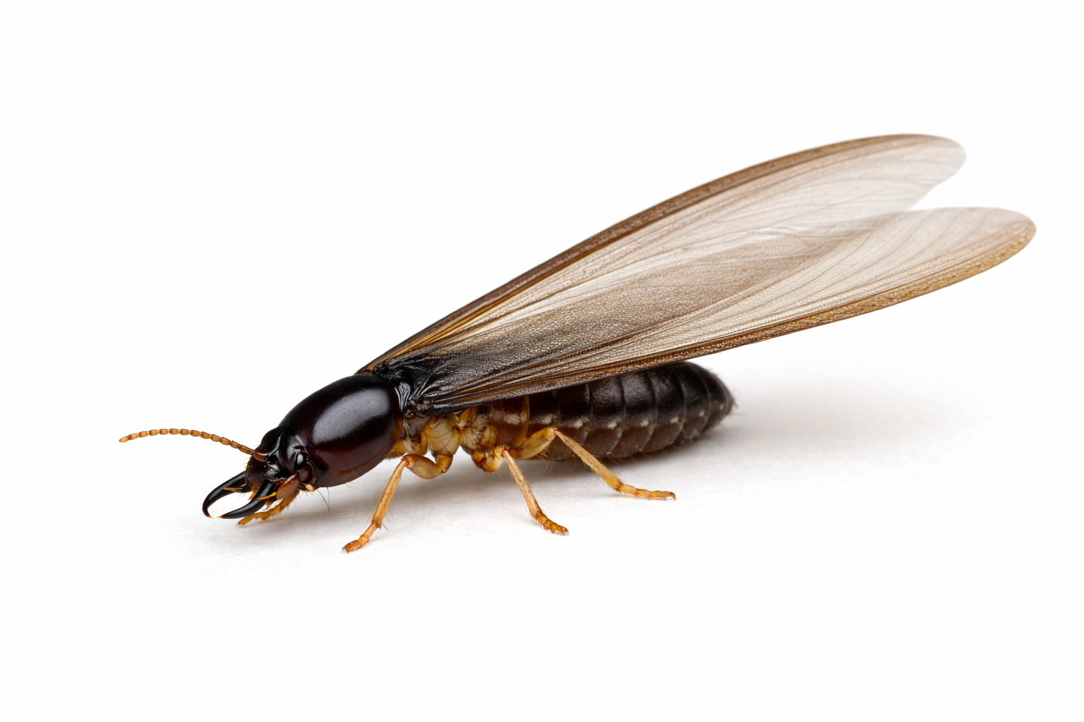 Winged reproductive termite swarm seen in Queensland homes